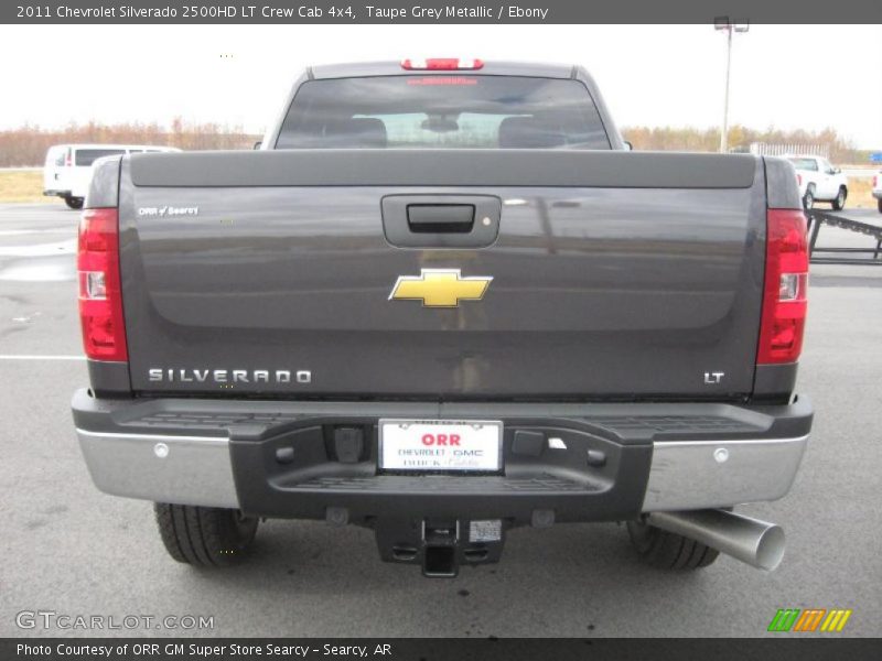 Taupe Grey Metallic / Ebony 2011 Chevrolet Silverado 2500HD LT Crew Cab 4x4
