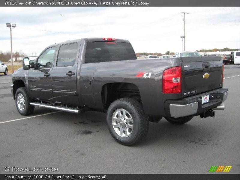 Taupe Grey Metallic / Ebony 2011 Chevrolet Silverado 2500HD LT Crew Cab 4x4