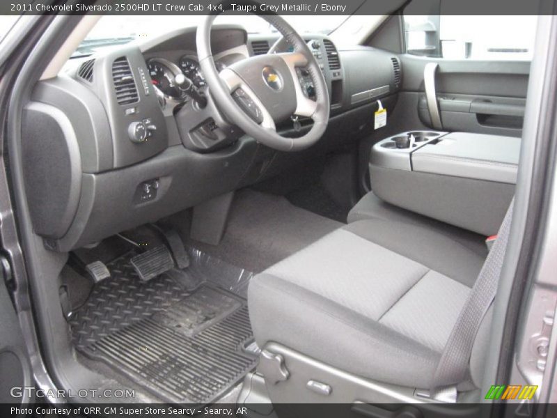 Taupe Grey Metallic / Ebony 2011 Chevrolet Silverado 2500HD LT Crew Cab 4x4
