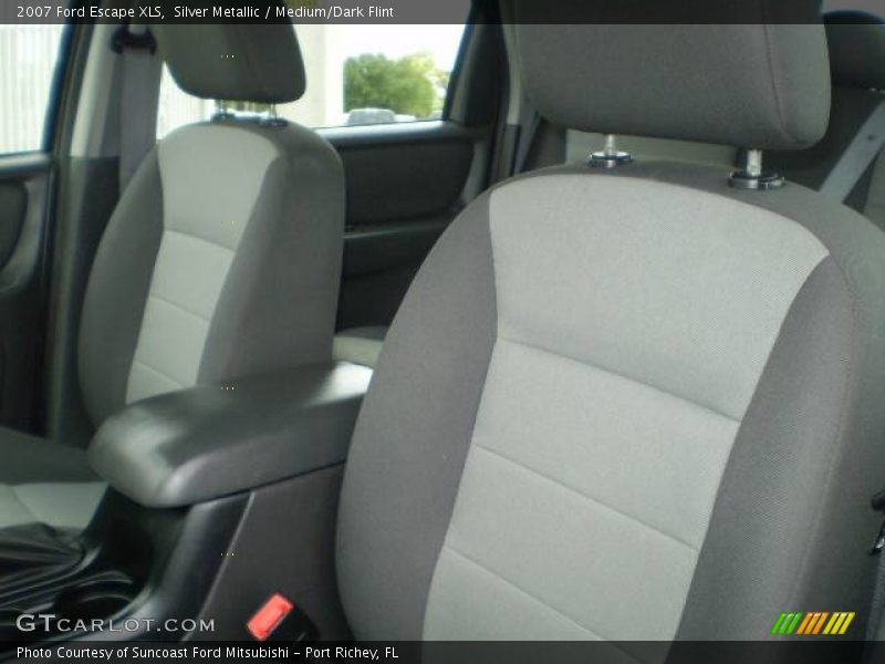 Silver Metallic / Medium/Dark Flint 2007 Ford Escape XLS