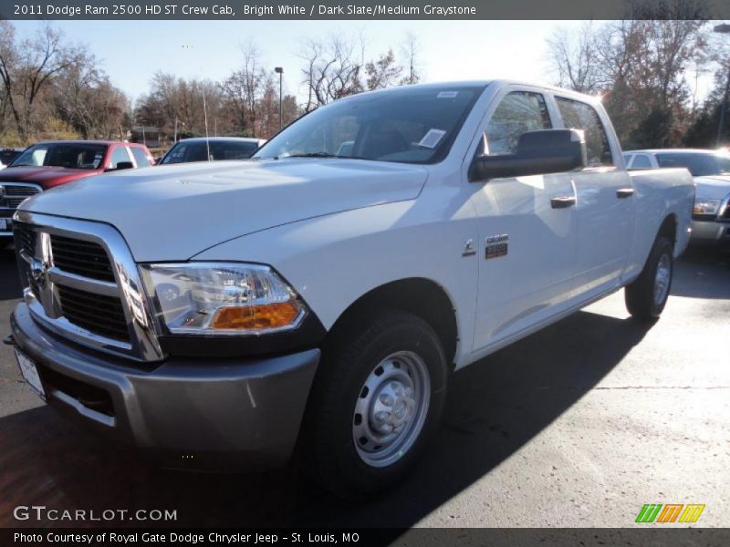 Bright White / Dark Slate/Medium Graystone 2011 Dodge Ram 2500 HD ST Crew Cab