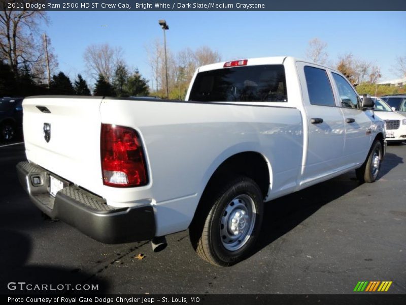 Bright White / Dark Slate/Medium Graystone 2011 Dodge Ram 2500 HD ST Crew Cab