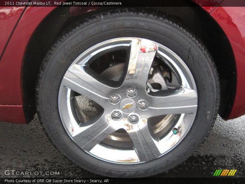 Red Jewel Tintcoat / Cocoa/Cashmere 2011 Chevrolet Malibu LT