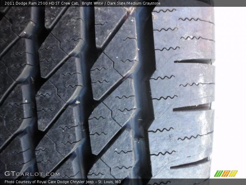 Bright White / Dark Slate/Medium Graystone 2011 Dodge Ram 2500 HD ST Crew Cab