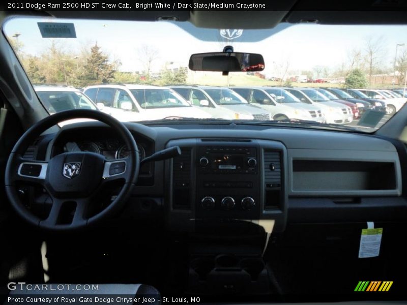 Bright White / Dark Slate/Medium Graystone 2011 Dodge Ram 2500 HD ST Crew Cab