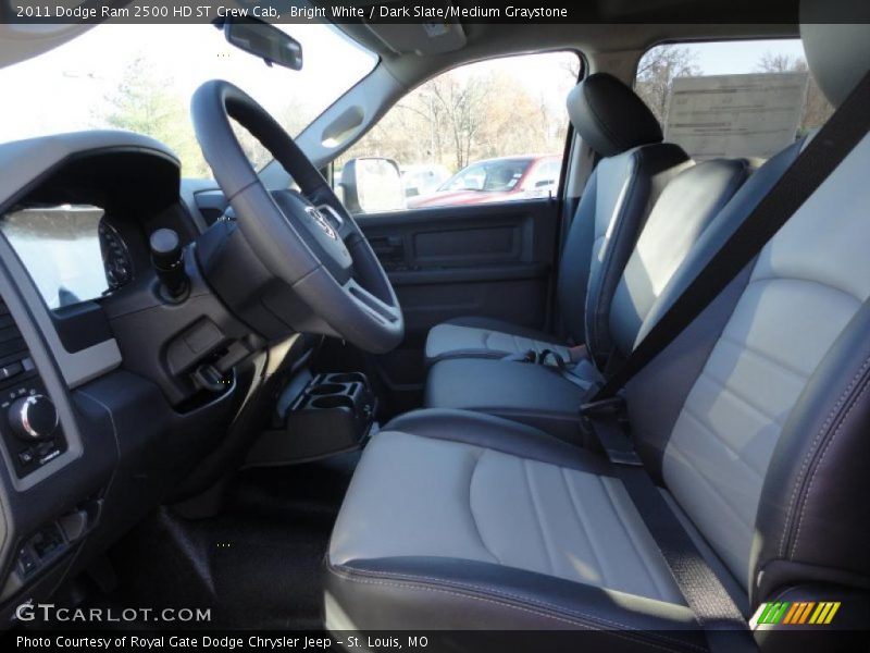 Bright White / Dark Slate/Medium Graystone 2011 Dodge Ram 2500 HD ST Crew Cab