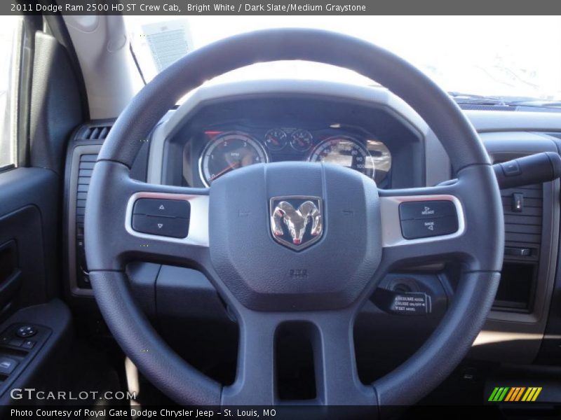 Bright White / Dark Slate/Medium Graystone 2011 Dodge Ram 2500 HD ST Crew Cab