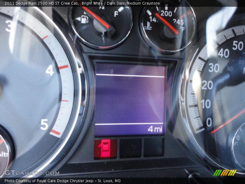 Bright White / Dark Slate/Medium Graystone 2011 Dodge Ram 2500 HD ST Crew Cab