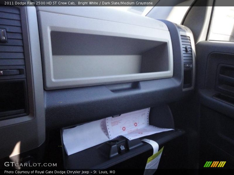 Bright White / Dark Slate/Medium Graystone 2011 Dodge Ram 2500 HD ST Crew Cab