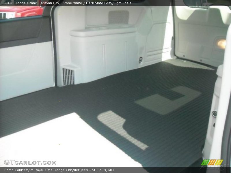 Stone White / Dark Slate Gray/Light Shale 2010 Dodge Grand Caravan C/V