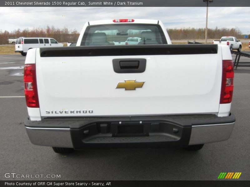 Summit White / Dark Titanium 2011 Chevrolet Silverado 1500 Regular Cab