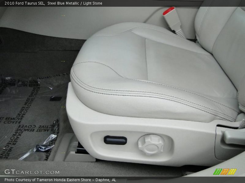 Steel Blue Metallic / Light Stone 2010 Ford Taurus SEL