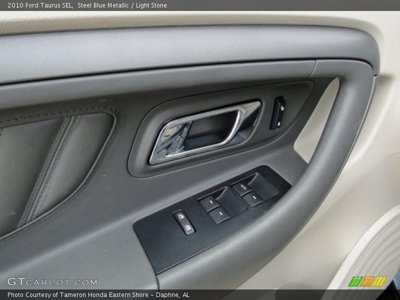 Steel Blue Metallic / Light Stone 2010 Ford Taurus SEL