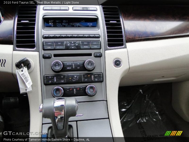 Steel Blue Metallic / Light Stone 2010 Ford Taurus SEL