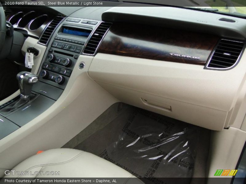 Steel Blue Metallic / Light Stone 2010 Ford Taurus SEL