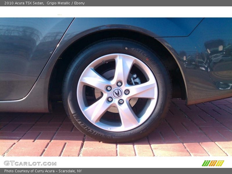 Grigio Metallic / Ebony 2010 Acura TSX Sedan