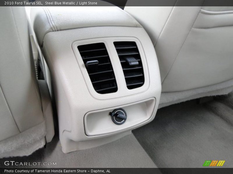 Steel Blue Metallic / Light Stone 2010 Ford Taurus SEL