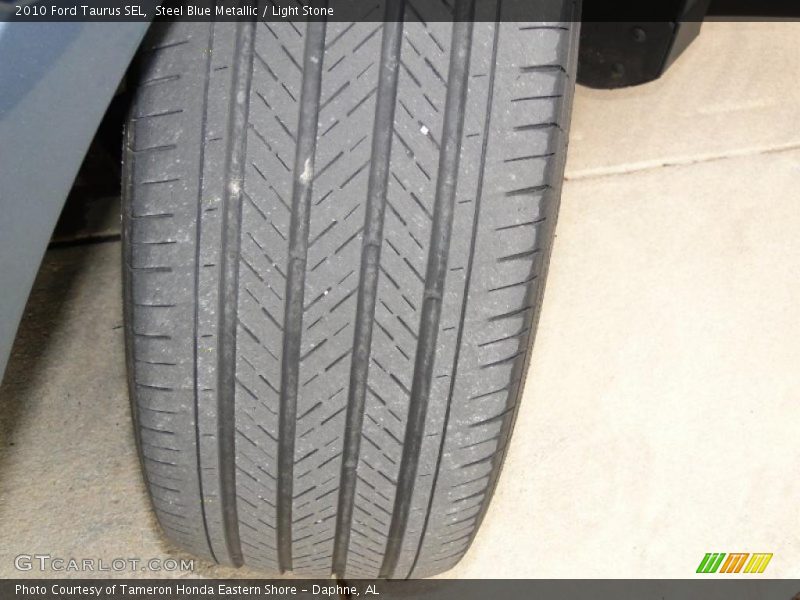 Steel Blue Metallic / Light Stone 2010 Ford Taurus SEL