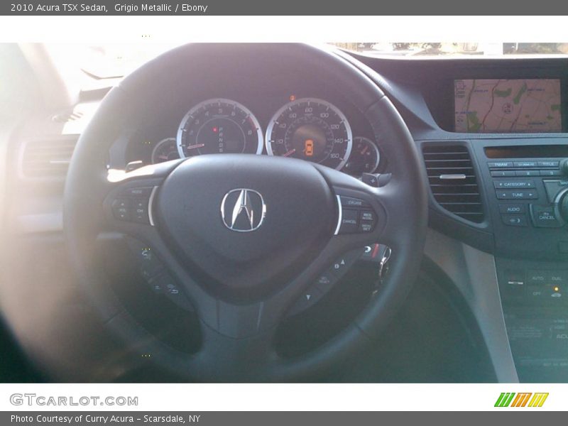 Grigio Metallic / Ebony 2010 Acura TSX Sedan