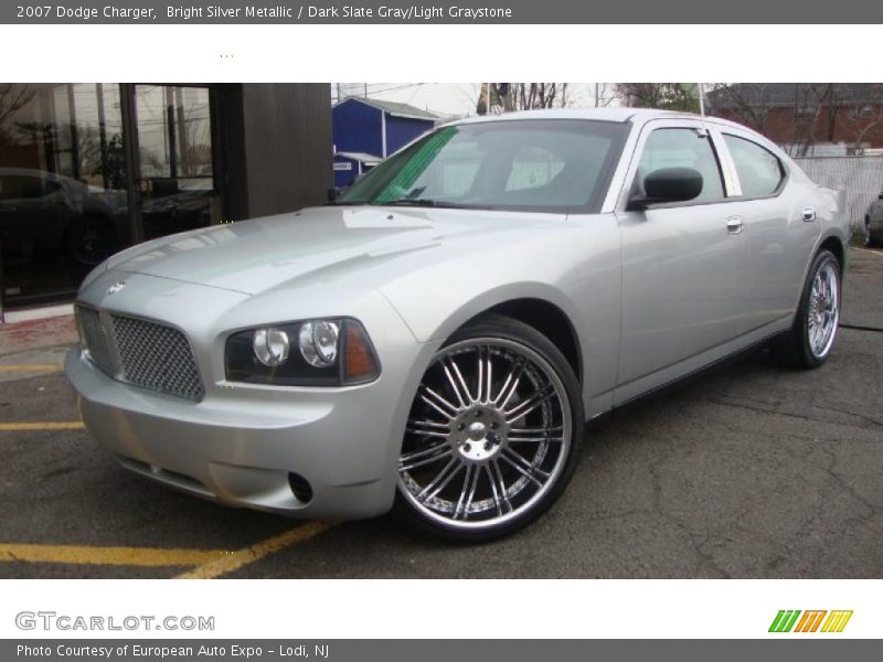 Bright Silver Metallic / Dark Slate Gray/Light Graystone 2007 Dodge Charger