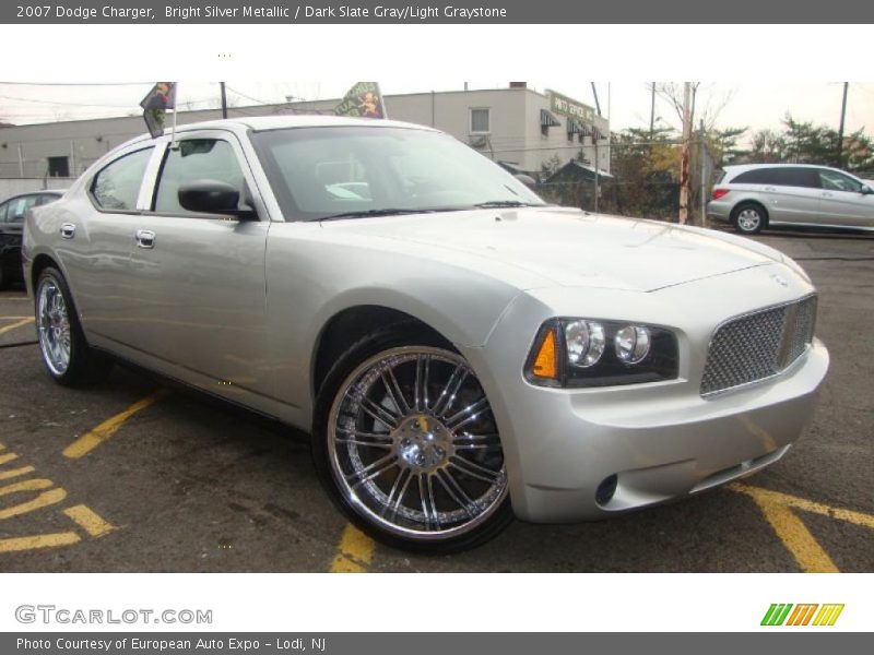 Bright Silver Metallic / Dark Slate Gray/Light Graystone 2007 Dodge Charger