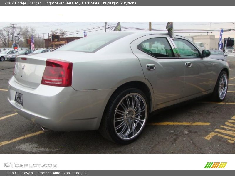 Bright Silver Metallic / Dark Slate Gray/Light Graystone 2007 Dodge Charger