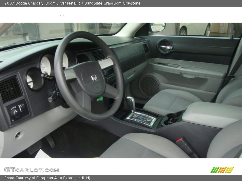 Bright Silver Metallic / Dark Slate Gray/Light Graystone 2007 Dodge Charger