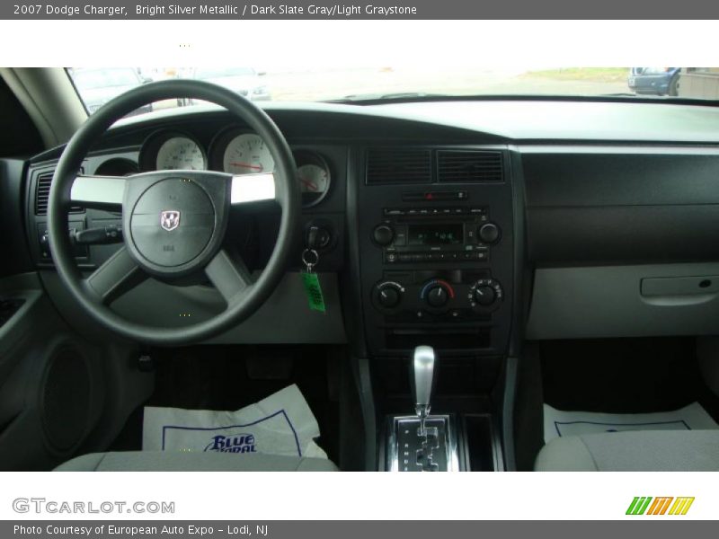 Bright Silver Metallic / Dark Slate Gray/Light Graystone 2007 Dodge Charger