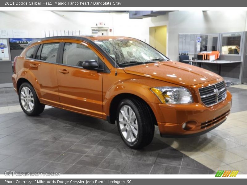 Mango Tango Pearl / Dark Slate Gray 2011 Dodge Caliber Heat