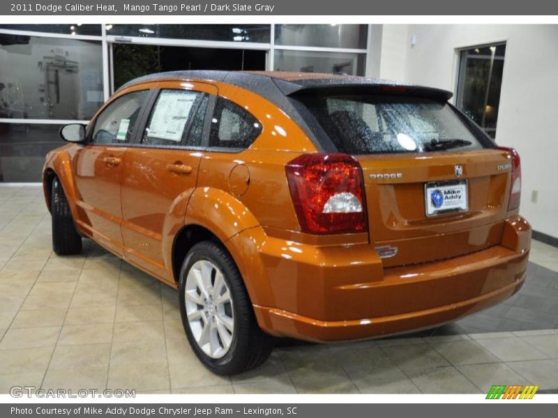 Mango Tango Pearl / Dark Slate Gray 2011 Dodge Caliber Heat