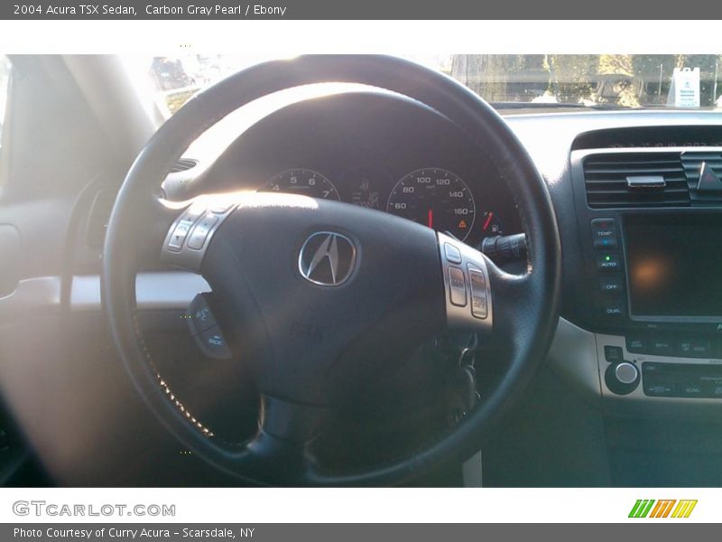 Carbon Gray Pearl / Ebony 2004 Acura TSX Sedan