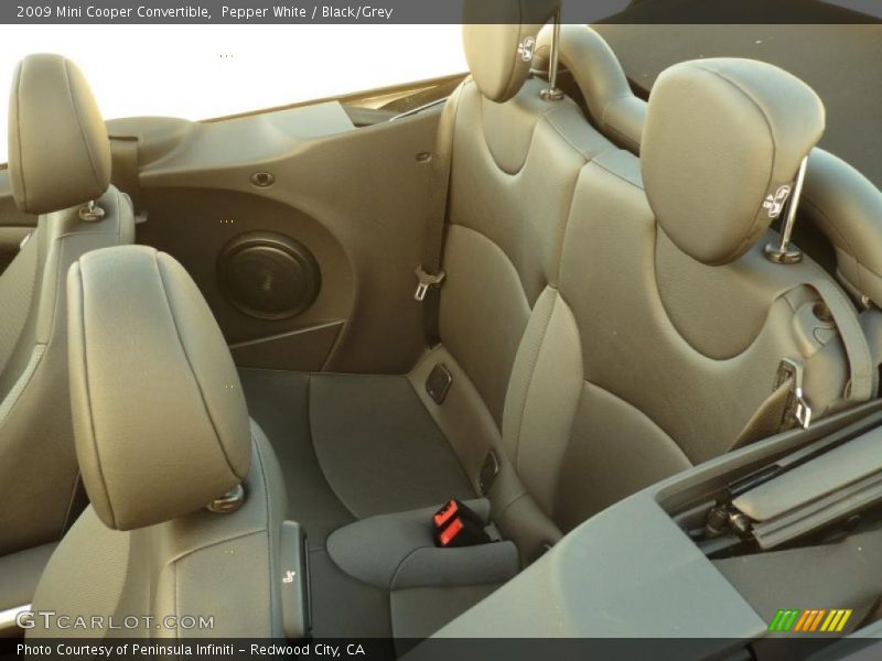 Pepper White / Black/Grey 2009 Mini Cooper Convertible