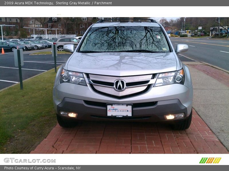 Sterling Gray Metallic / Parchment 2009 Acura MDX Technology