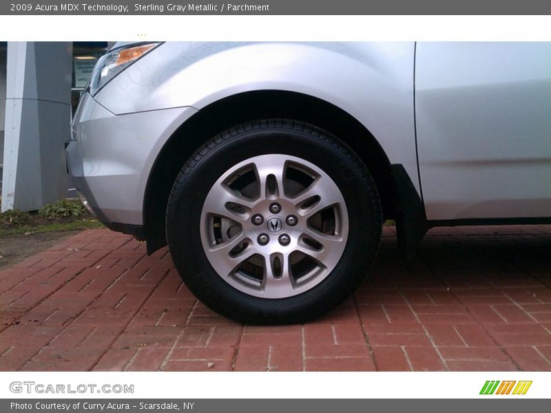 Sterling Gray Metallic / Parchment 2009 Acura MDX Technology
