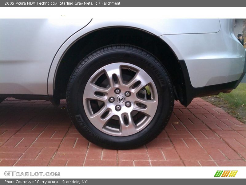 Sterling Gray Metallic / Parchment 2009 Acura MDX Technology