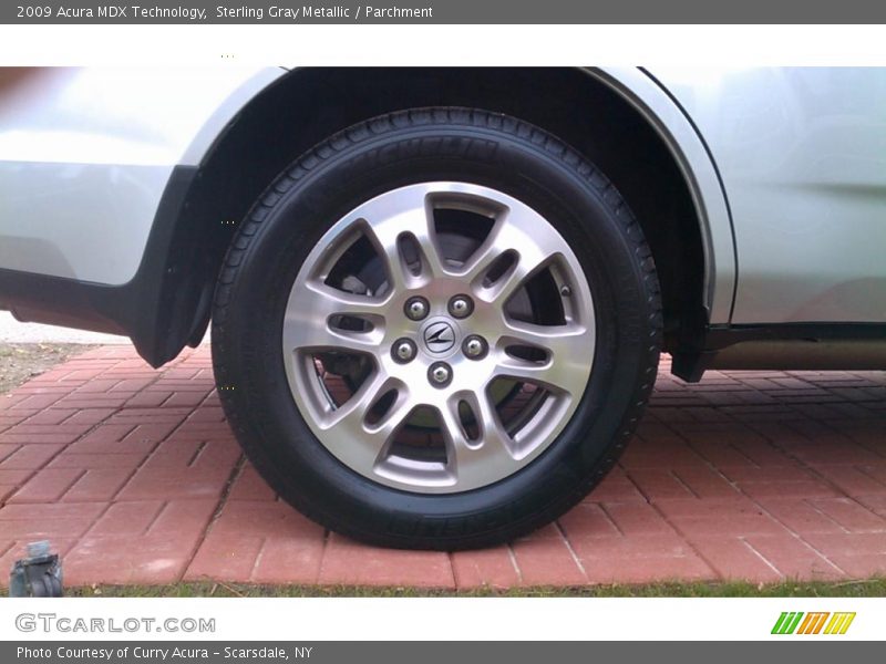Sterling Gray Metallic / Parchment 2009 Acura MDX Technology