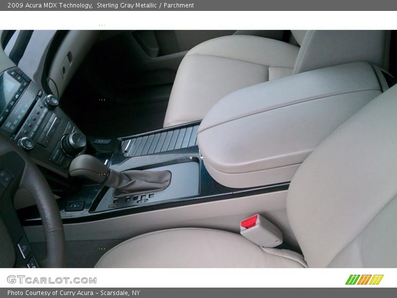 Sterling Gray Metallic / Parchment 2009 Acura MDX Technology