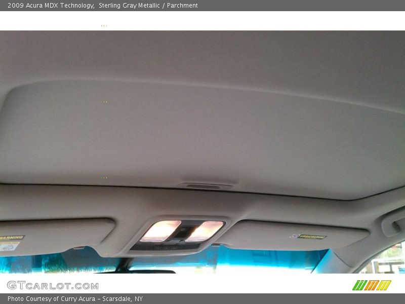 Sterling Gray Metallic / Parchment 2009 Acura MDX Technology