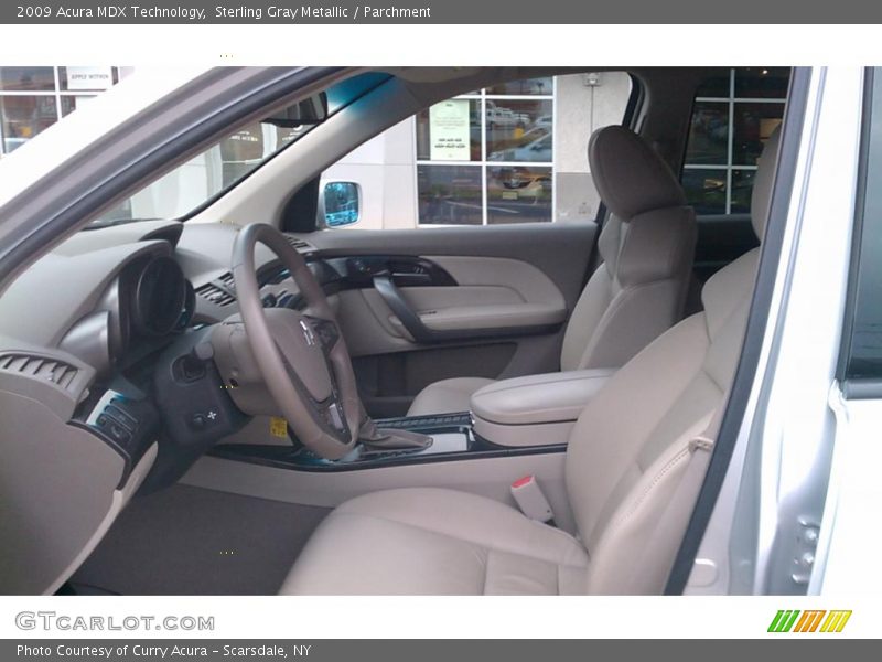 Sterling Gray Metallic / Parchment 2009 Acura MDX Technology