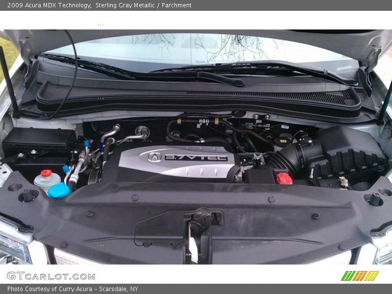 Sterling Gray Metallic / Parchment 2009 Acura MDX Technology