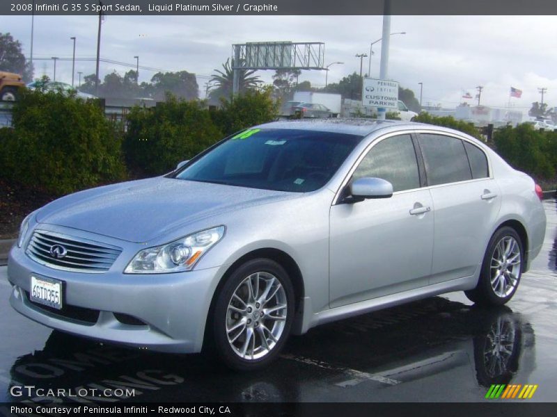 Front 3/4 View of 2008 G 35 S Sport Sedan