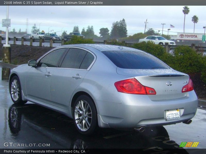  2008 G 35 S Sport Sedan Liquid Platinum Silver