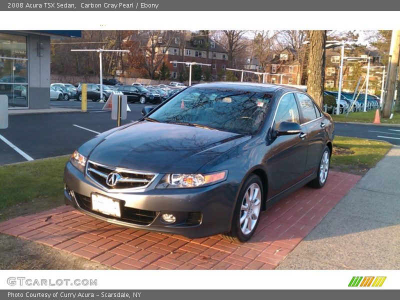 Carbon Gray Pearl / Ebony 2008 Acura TSX Sedan