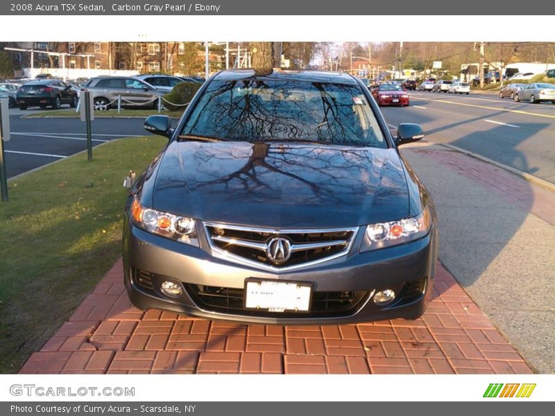 Carbon Gray Pearl / Ebony 2008 Acura TSX Sedan