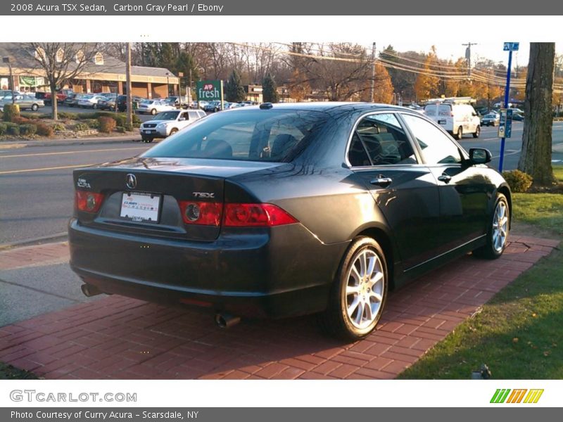 Carbon Gray Pearl / Ebony 2008 Acura TSX Sedan