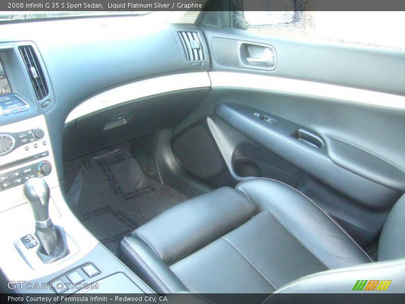 Liquid Platinum Silver / Graphite 2008 Infiniti G 35 S Sport Sedan