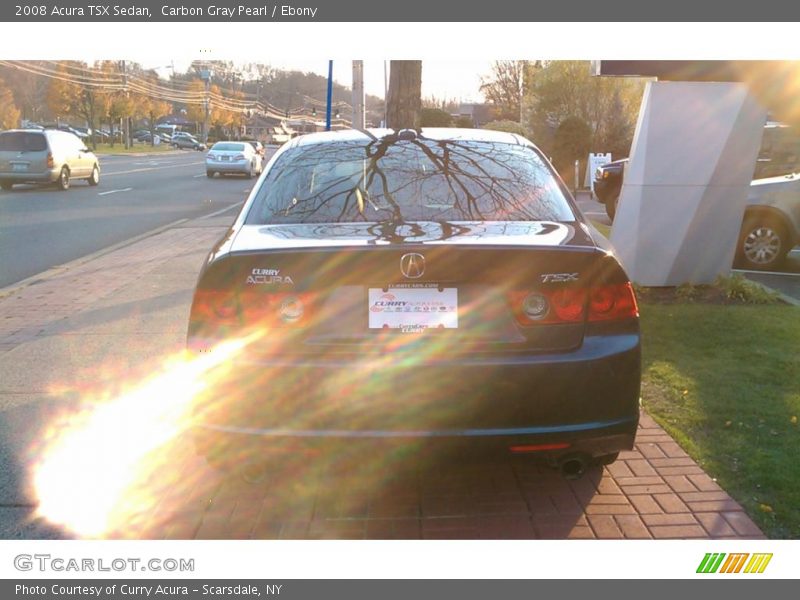 Carbon Gray Pearl / Ebony 2008 Acura TSX Sedan