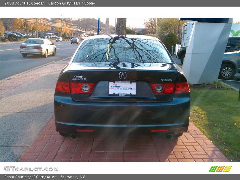 Carbon Gray Pearl / Ebony 2008 Acura TSX Sedan