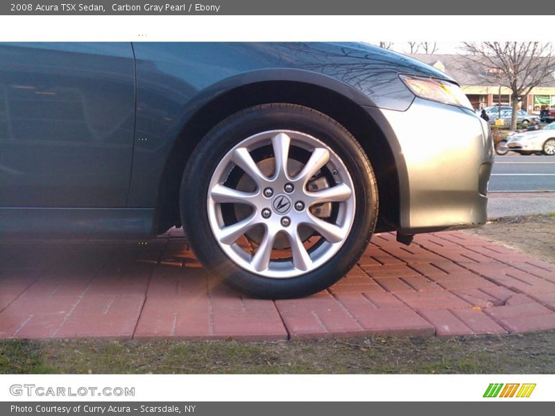 Carbon Gray Pearl / Ebony 2008 Acura TSX Sedan