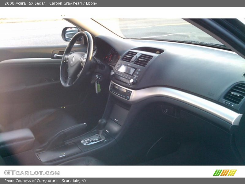 Carbon Gray Pearl / Ebony 2008 Acura TSX Sedan